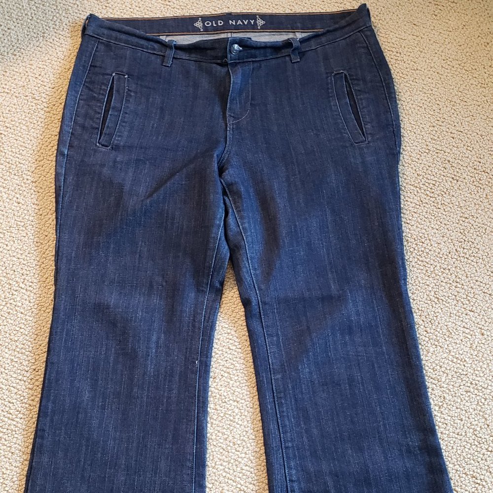 Old Navy Flare Low Rise Jeans sz 16